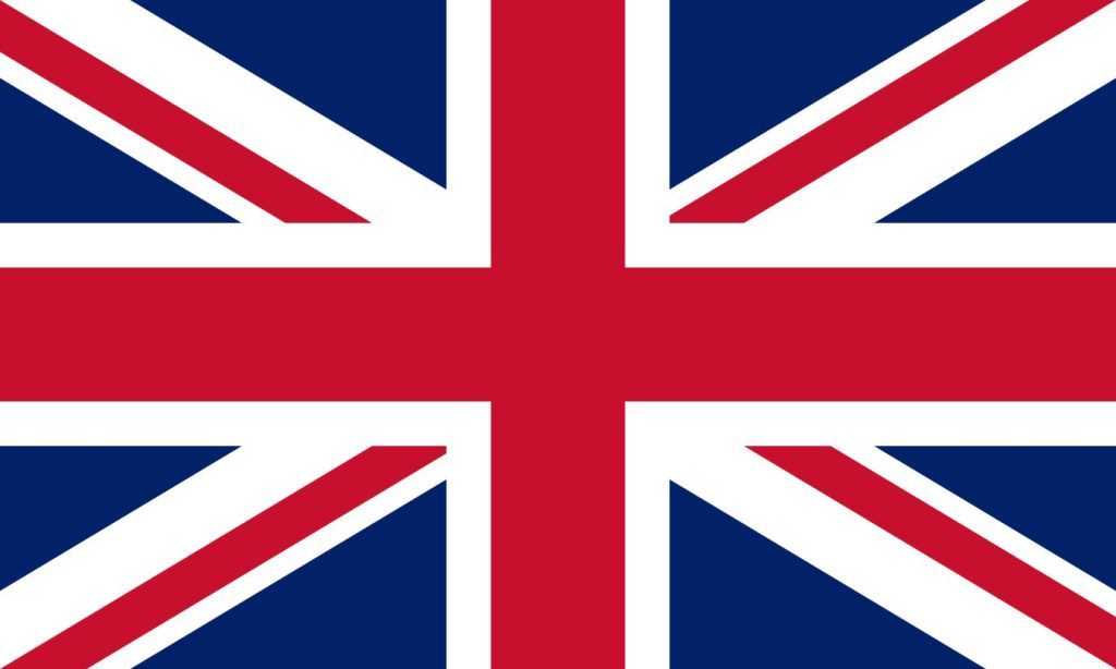 The Britisch flag.